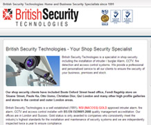 British Security Technologies website